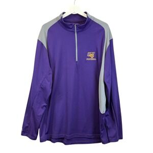 Antigua Men's Sz 2XL Northern Iowa UNI Panthers Football QTR-Zip Pullover Jacket